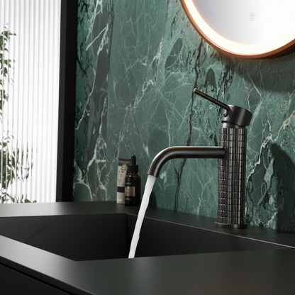 Opbouw wastafelkraan Angelica - Gunmetal grey - 15.9 × 12.2 × 5.5 cm