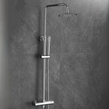 Thermostatisch opbouw regendoucheset - Julio - Chroom