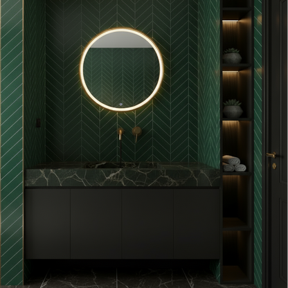 Inbouw wastafelkraan Angelica - Geborsteld goud - Incl. inbouwdeel - 23 × 20.5 × 10 cm