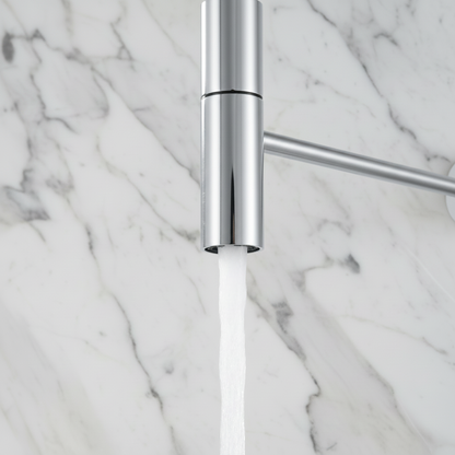 Semi-professionele Keukenkraan Angelica – Uittrekbare Uitloop – Chroom- 52.9 × 24.9 × 5.5 cm