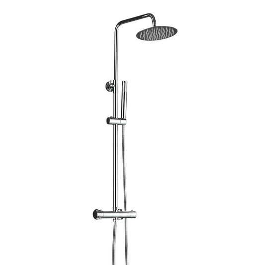 Thermostatisch opbouw regendoucheset - Julio - Chroom