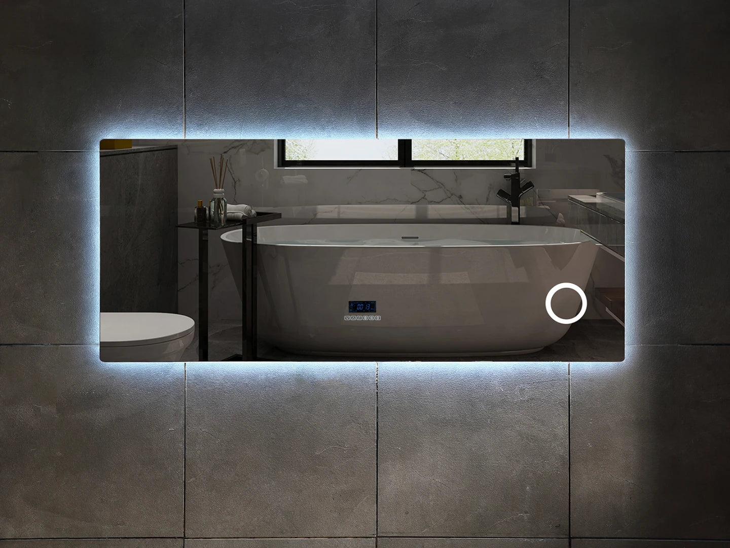 LED Badkamerspiegel - Bluetooth - Lorenzo 140x70cm