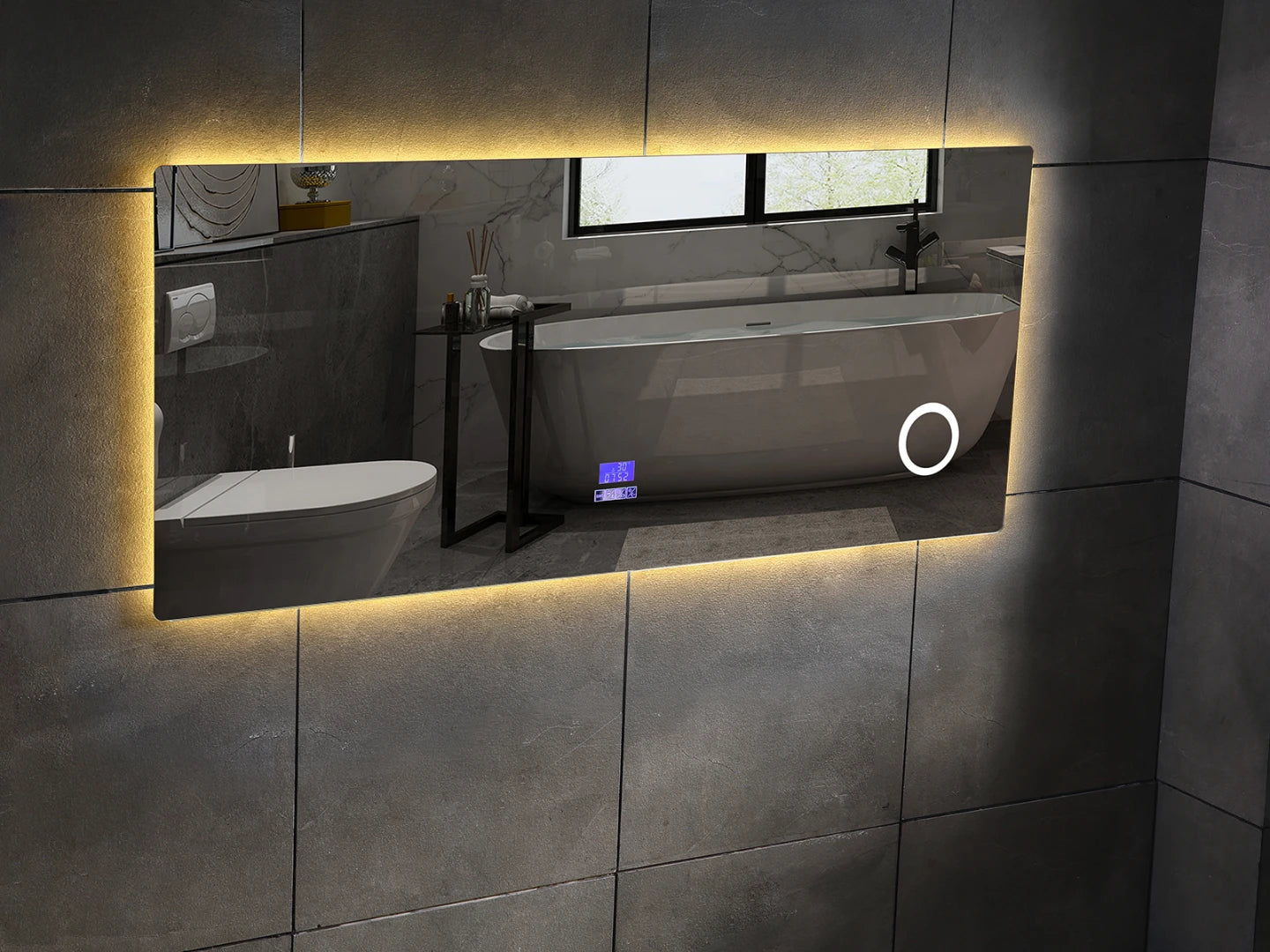 LED Badkamerspiegel - Bluetooth - Lorenzo 140x70cm