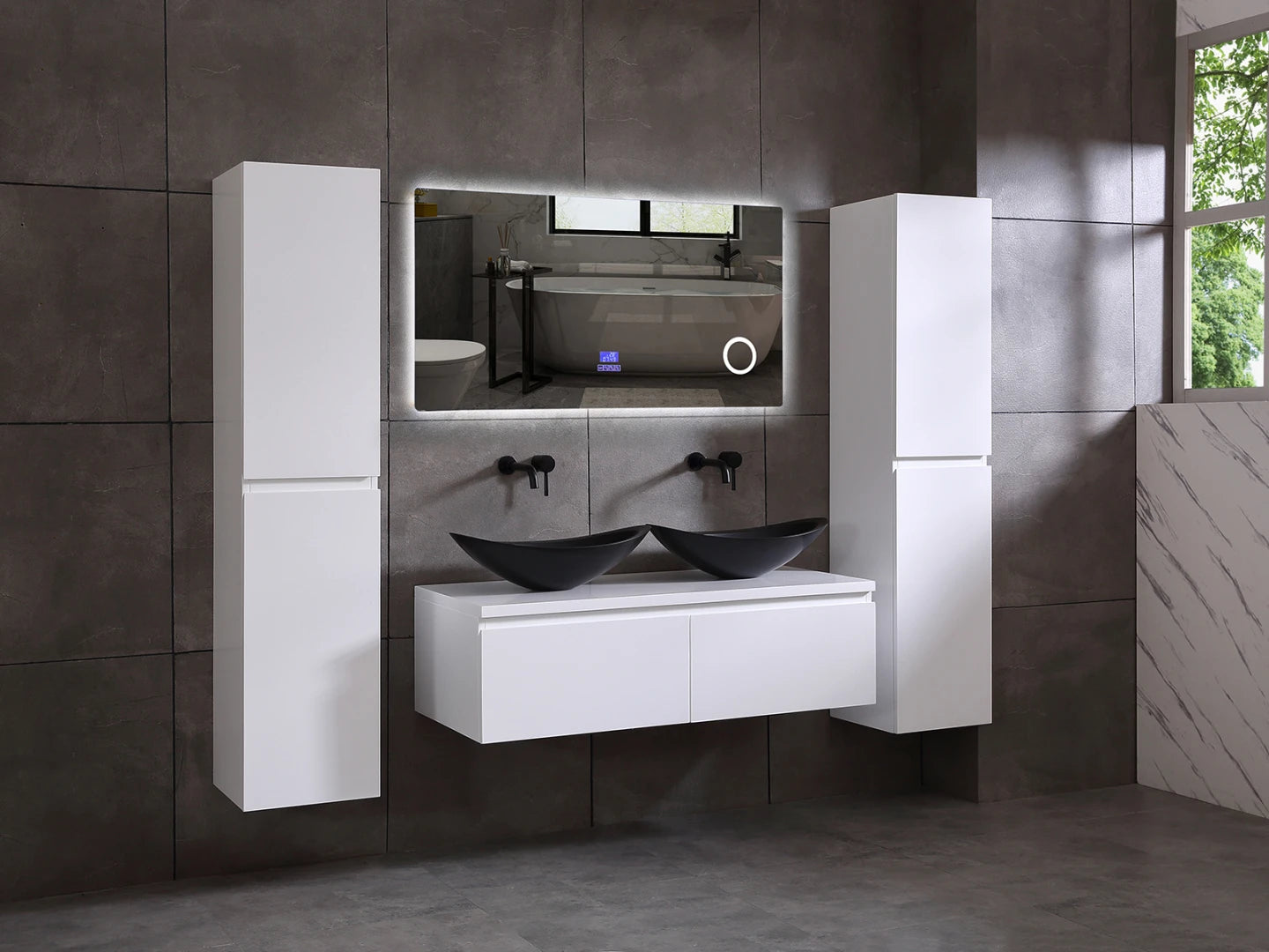 LED Badkamerspiegel - Bluetooth - Lorenzo 140x70cm