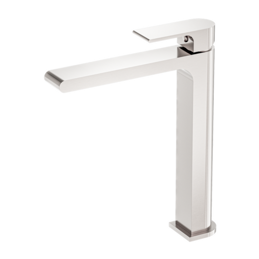 Hoge wastafelkraan Portofino - 1-Gats - Brushed nickel