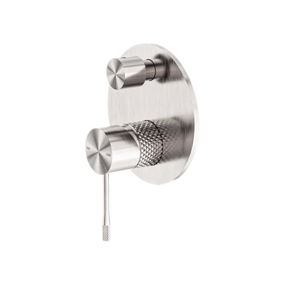Inbouw mengkraan met diverter – Valencia – Brushed Nickel