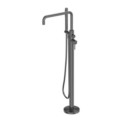 Vrijstaande badmengkraan Capri - Staafhanddouche - Graphite