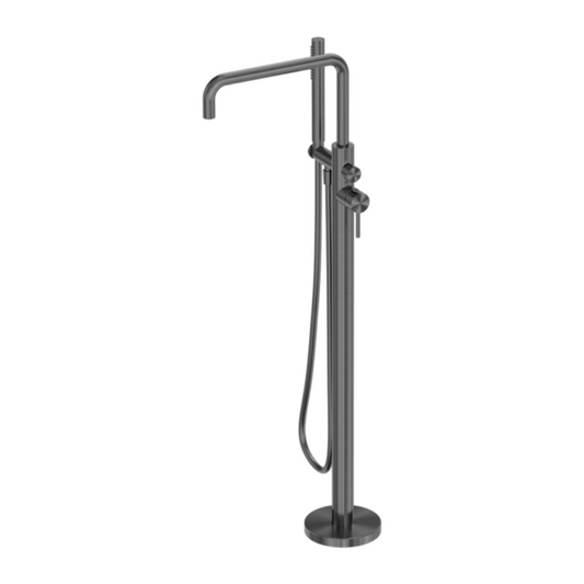 Vrijstaande badmengkraan Capri - Staafhanddouche - Graphite