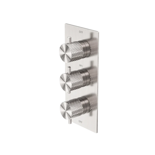 Inbouw thermostaatkraan – Valencia – Brushed nickel