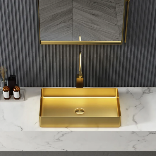 Opzet Waskom - Dante - Goud - RVS - 600x400x100mm