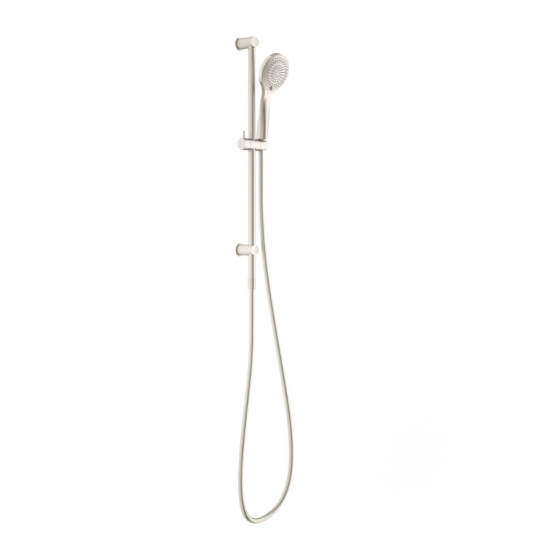 Handdouche met glijstang - Valencia – Air shower - Brushed nickel