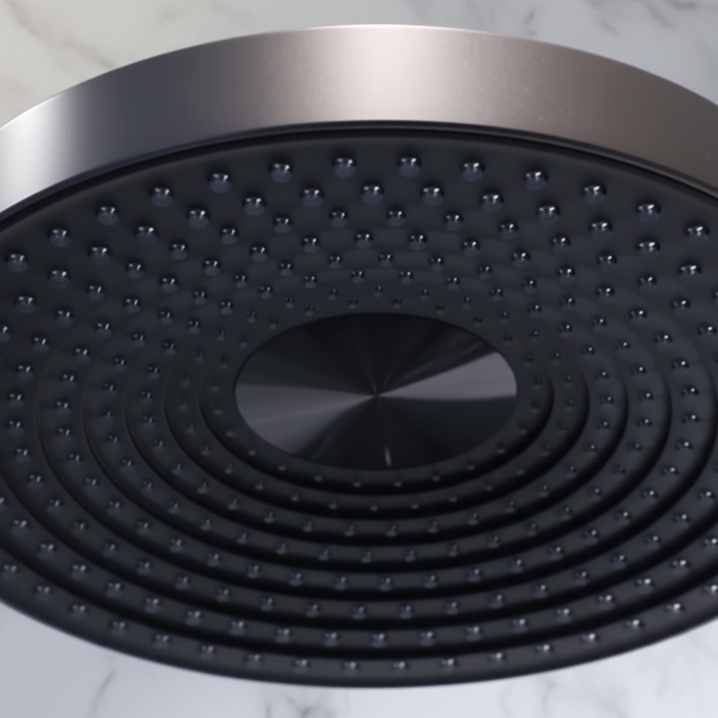 Inbouw Regendoucheset Amalia - Gunmetal grey - Incl. inbouwdeel