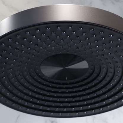 Inbouw Regendoucheset Amalia - Gunmetal grey - Incl. inbouwdeel