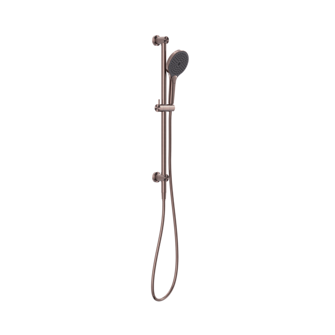 Handdouche met glijstang - Valencia – Air shower II - Brushed bronze