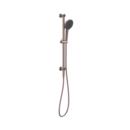 Handdouche met glijstang - Valencia – Air shower II - Brushed bronze