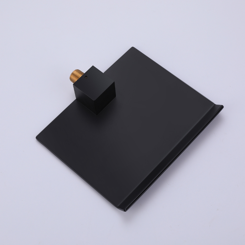 Inbouw wastafelkraan Louise - Mat zwart - Incl. inbouwdeel