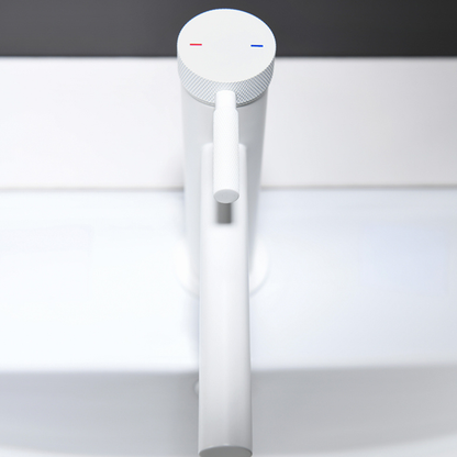 Opbouw wastafelkraan Taylor - Mat wit