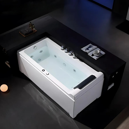 Opbouw Massagebad – Vienna – Glans Wit – 170x78x64 cm