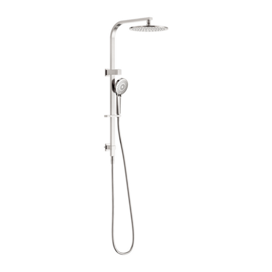 Regendoucheset Portofino - Brushed nickel - Met inbouwmengkraan