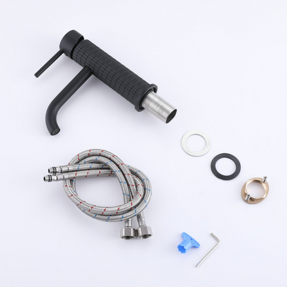 Opbouw wastafelkraan Angelica - Mat zwart - 15.9 × 12.2 × 5.5 cm