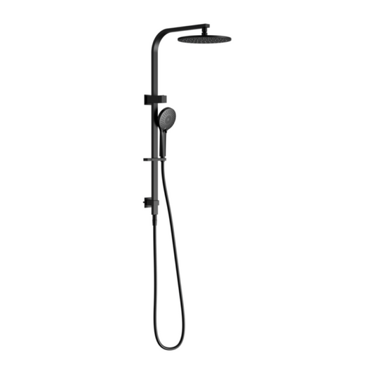Regendoucheset Portofino - Matte black - Met inbouwmengkraan