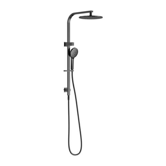 Regendoucheset Portofino - Gun metal grey - Met inbouwmengkraan