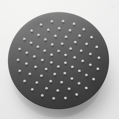 Thermostatisch opbouw regendoucheset - Julio - Zwart