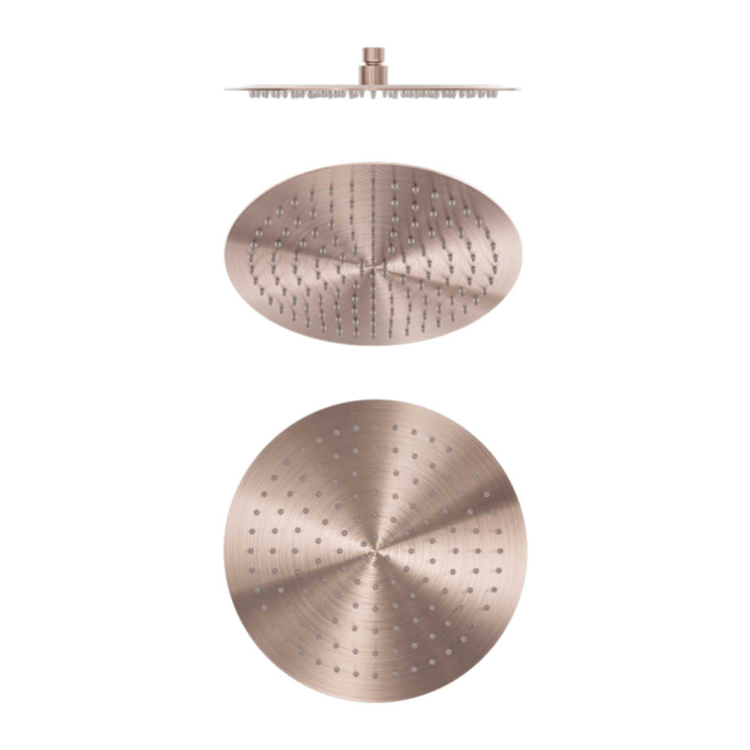 Douchekop Capri – Geborsteld brons - 300 mm