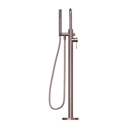 Vrijstaande badmengkraan Valencia - Staafhanddouche - Brushed bronze