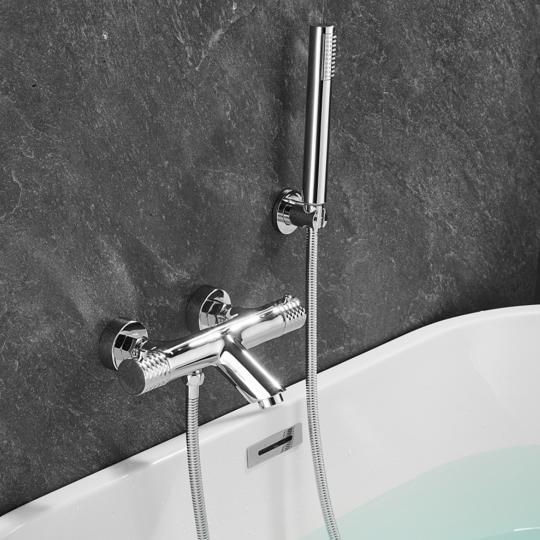 Thermostatische opbouw badkraan - Alessandra - Chroom