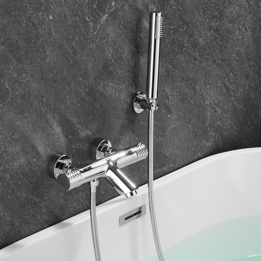 Thermostatische opbouw badkraan - Alessandra - Chroom