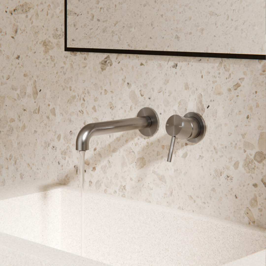 Inbouw wastafelkraan Capri – Zonder achterplaat - Graphite