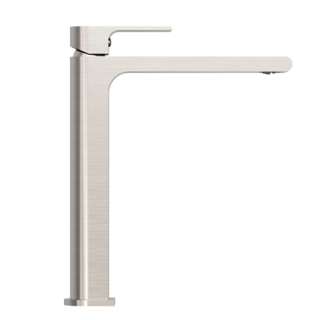 Hoge wastafelkraan Portofino - 1-Gats - Brushed nickel