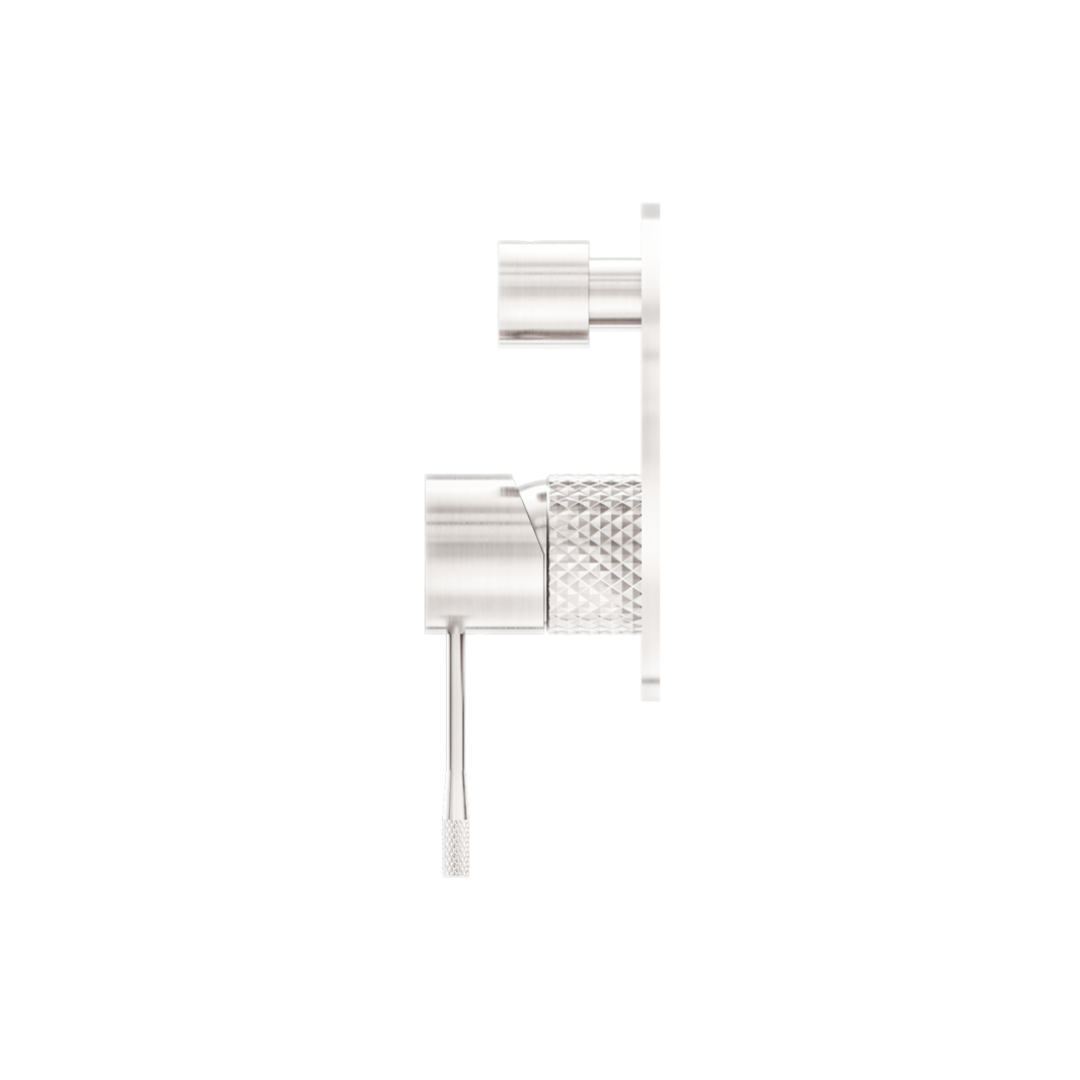 Inbouw mengkraan met diverter – Valencia – Brushed Nickel
