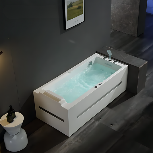 Vrijstaand Massagebad – Monaco Luxe – Glans Wit – 160x75x63 cm