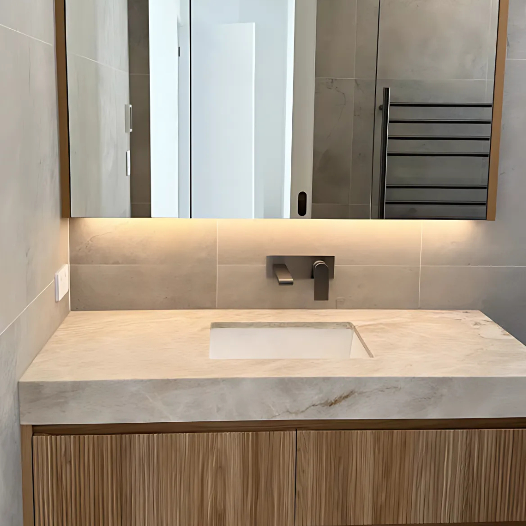 Inbouw wastafelkraan Portofino – Gun metal grey