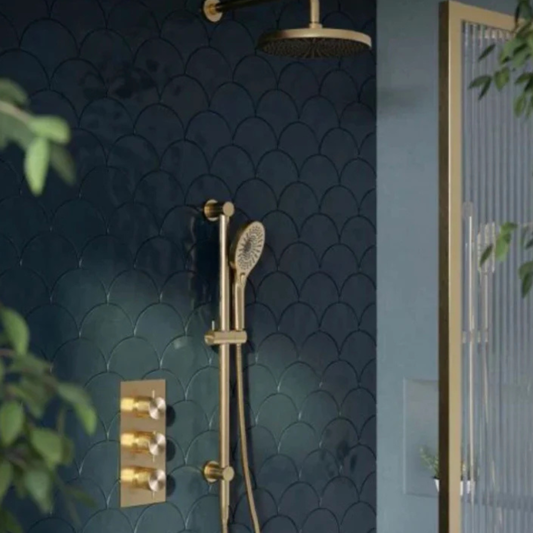 Inbouw thermostaatkraan – Valencia – Brushed gold