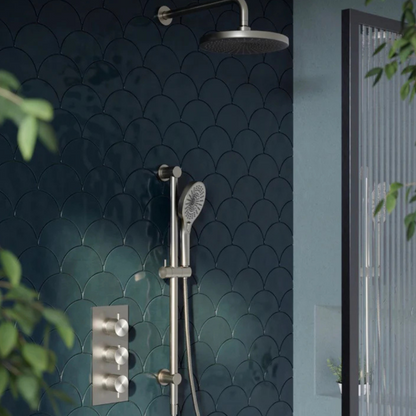 Inbouw thermostaatkraan – Valencia – Geborsteld nikkel