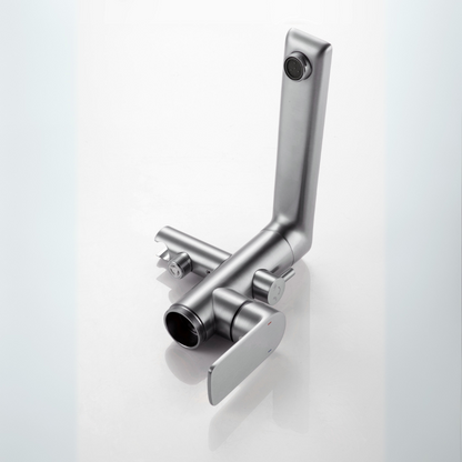 Vrijstaande badkraan Emilia - Gunmetal grey - 88 × 22 × 16 cm