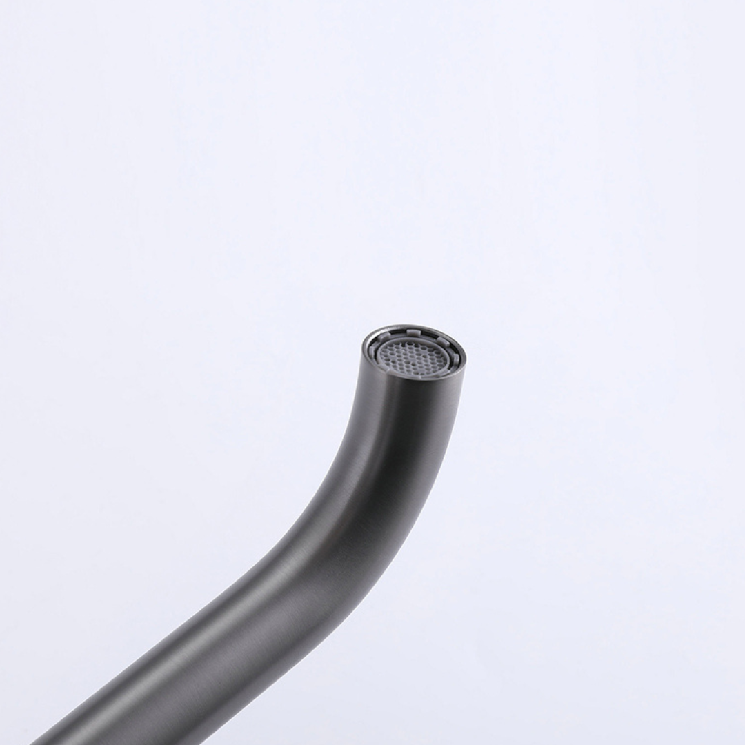 Opbouw wastafelkraan Angelica - Gunmetal grey - 15.9 × 12.2 × 5.5 cm