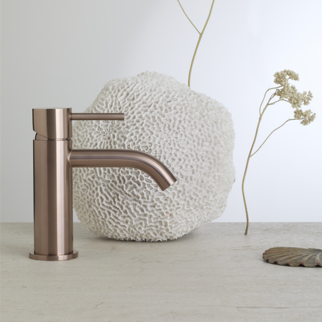 Opbouw wastafelkraan Capri - 1-Gats - Brushed nickel