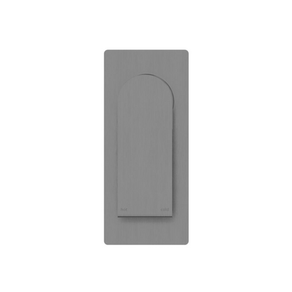 Inbouw mengkraan - Portofino - Gun metal grey