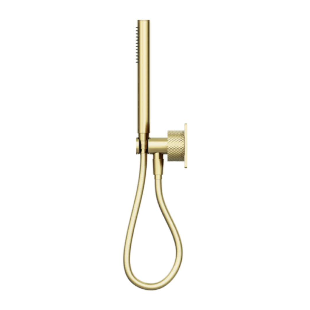 Inbouw douchemengkranen Valencia - Staafhanddouche - Brushed gold