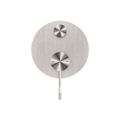 Inbouw mengkraan met diverter – Valencia – Brushed Nickel