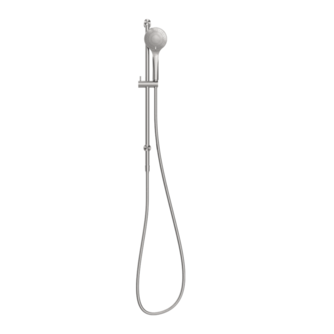 Handdouche met glijstang - Valencia – Air shower - Brushed nickel