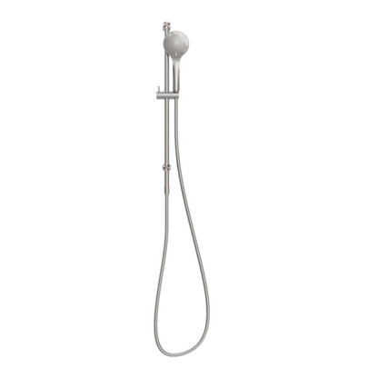 Handdouche met glijstang - Valencia – Air shower - Brushed nickel