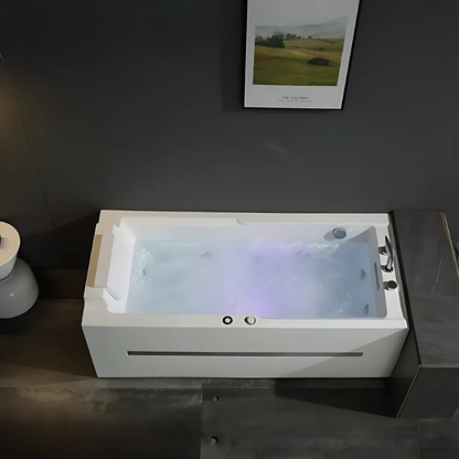 Vrijstaand Massagebad – Monaco – Glans Wit – 160x75x63 cm