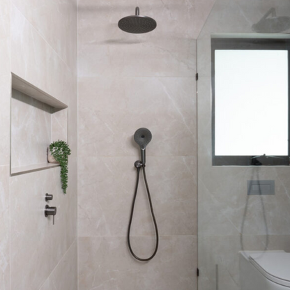 Gebogen wandarm Valencia - Graphite - 337,5 mm