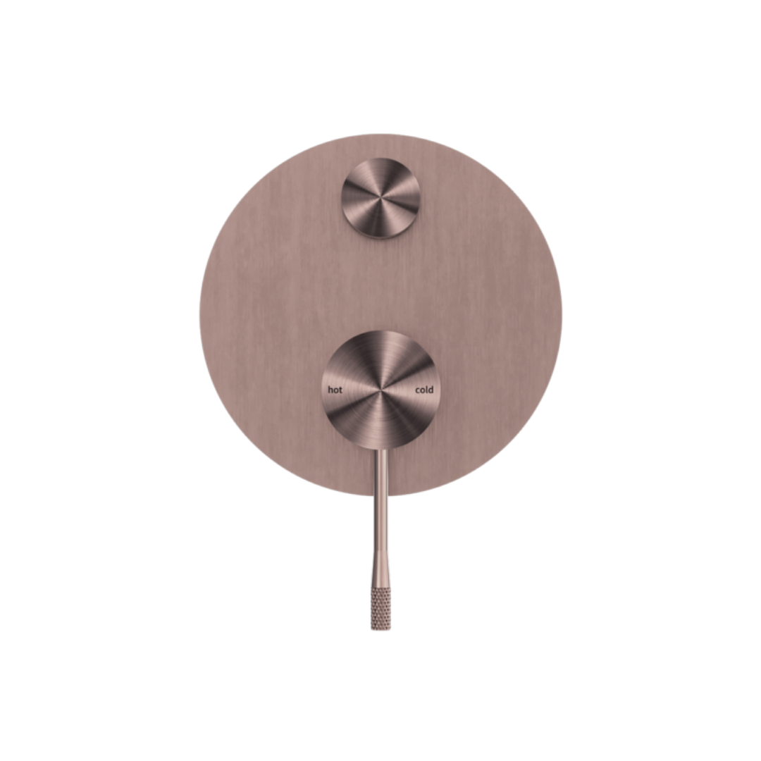 Inbouw mengkraan met diverter – Valencia – Brushed bronze