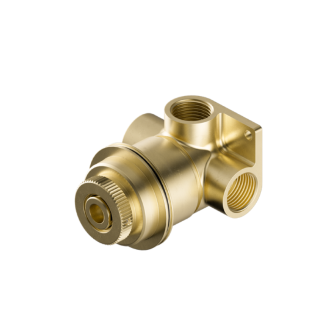 Inbouw mengkraan – Sorrento – Carrara – Brushed gold